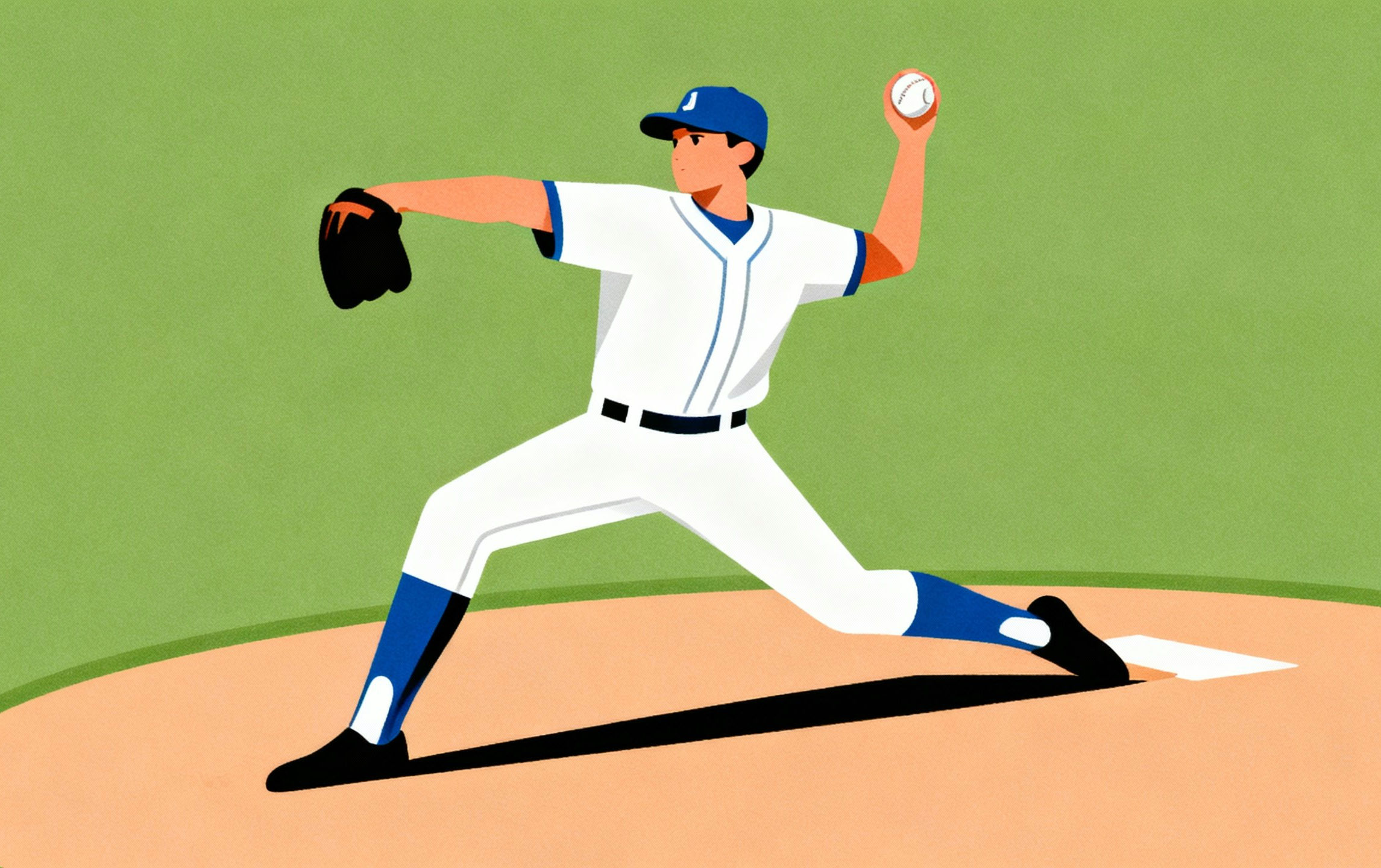 Free flat vector baseball images