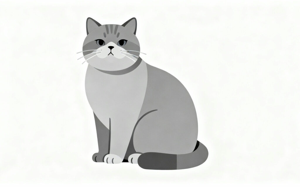 Free flat vector cat images on white background