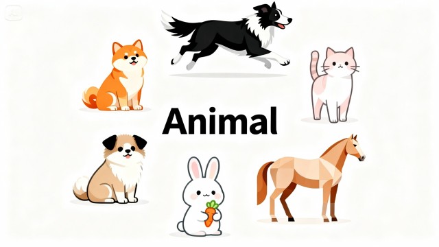 動物ベクター素材