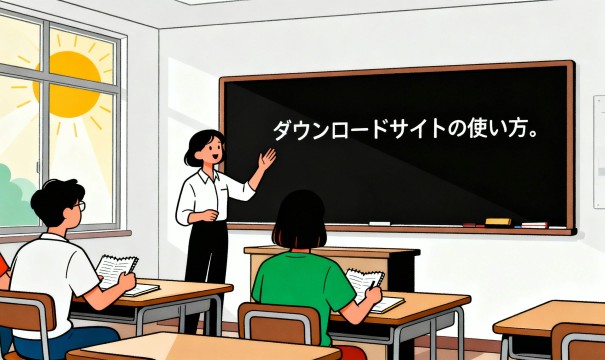 ダウンロードサイトの使い方