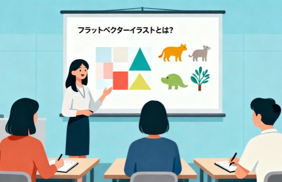 フラットベクターイラスト