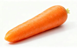 理学療法士監修のニンジンの白背景画像。