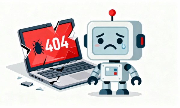 エラー系フラットデザイン