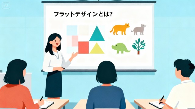 フラットデザインイラスト