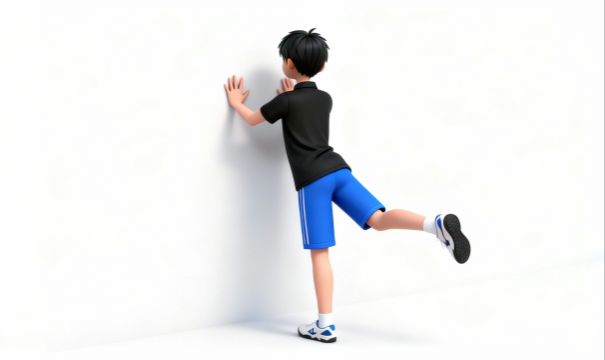 股関節伸展運動別法 キープ動作 イラスト