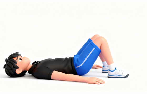 ヒップリフト 開始動作 イラスト