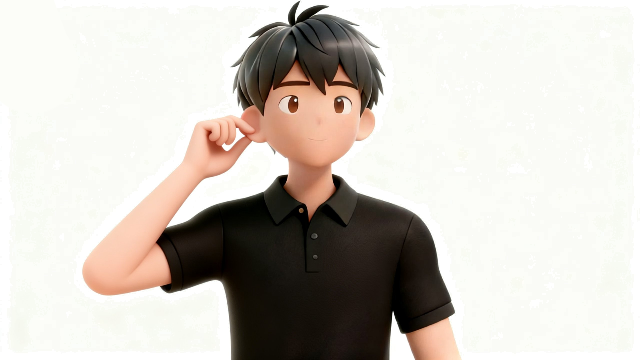 理学療法士監修の、自律神経を整いやすくできるように、耳をほぐしているイラスト。