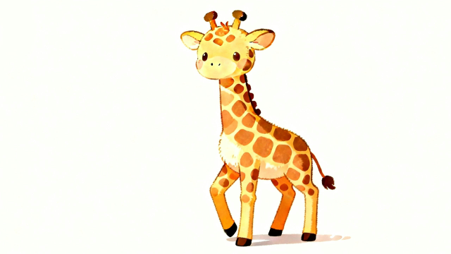 キリン　こども