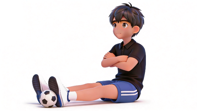 小学生の体幹トレーニング ボールを使ったヒップ運動のイメージ