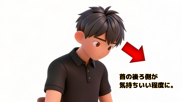 首　前　運動　イラスト