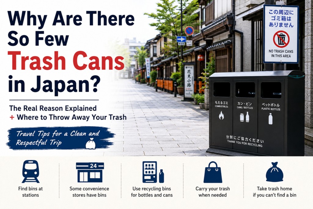 Why Are There So Few Trash Cans in Japan? Reasons and Travel Tips